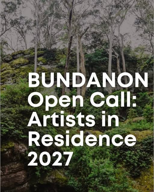 2027 Artists in Residence Programme