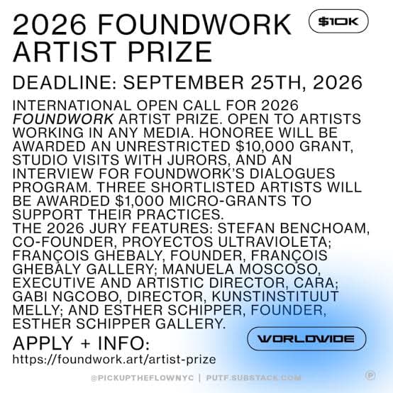Foundwork Artist Prize