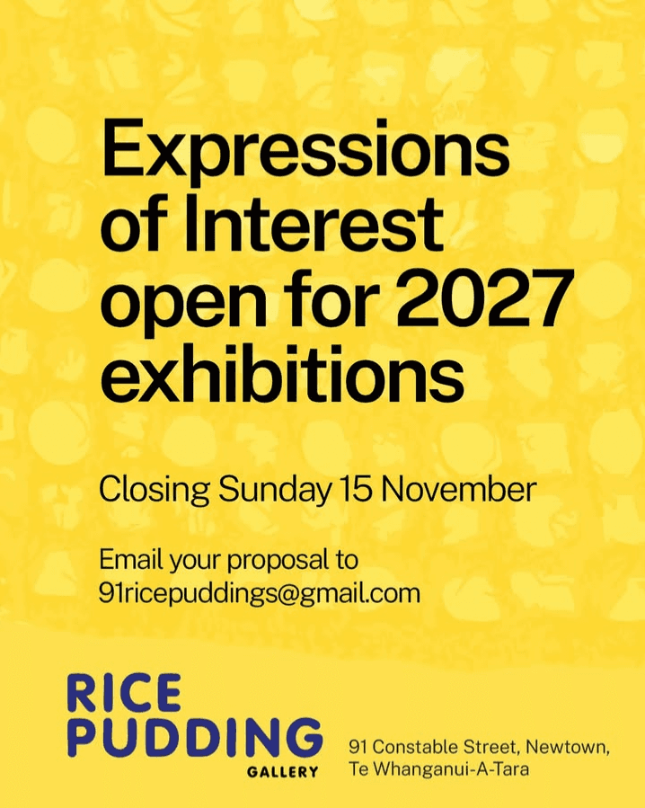 Rice Pudding Gallery — Exhibition Proposals